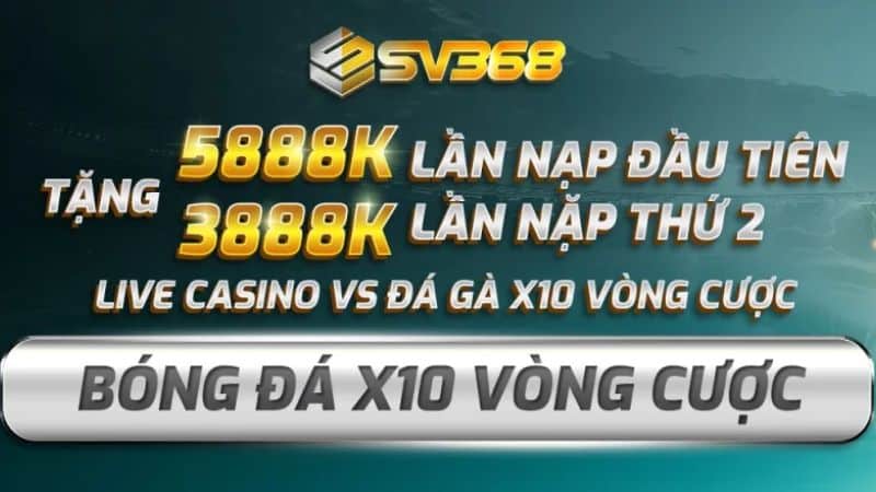 Khuyến mãi Sv368 mang đến cho người chơi những cơ hội hấp dẫn để gia tăng phần thưởng