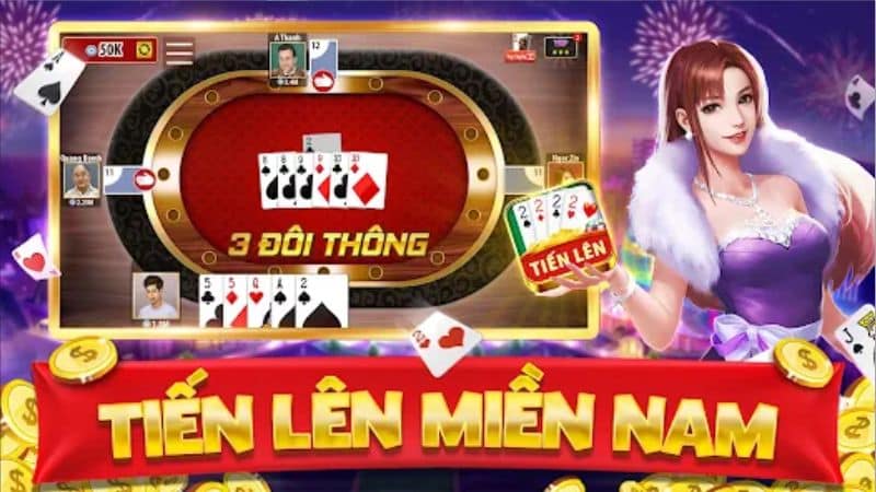 Tiến lên miền Nam online là phiên bản trực tuyến trò chơi Tiến lên miền Nam truyền thống